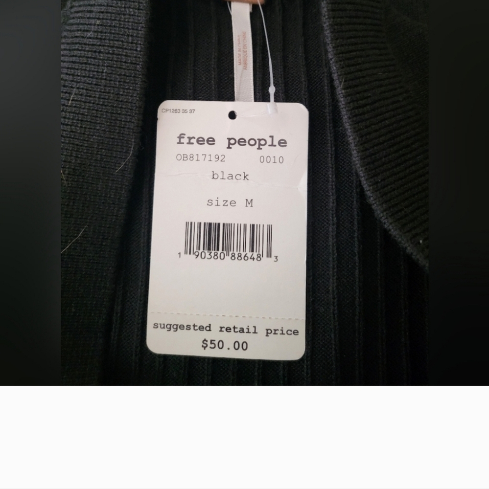Free People Ribbed Pencil  Skirt New With Tags - Picture 5 of 8
